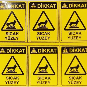 Çıkartma (sticker) Etiket